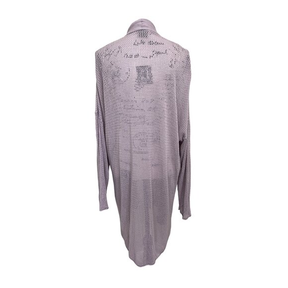 Bitte Kai Rand Open Knit Cardigan Long Women’s Size L/XL Lavender - Picture 3 of 7